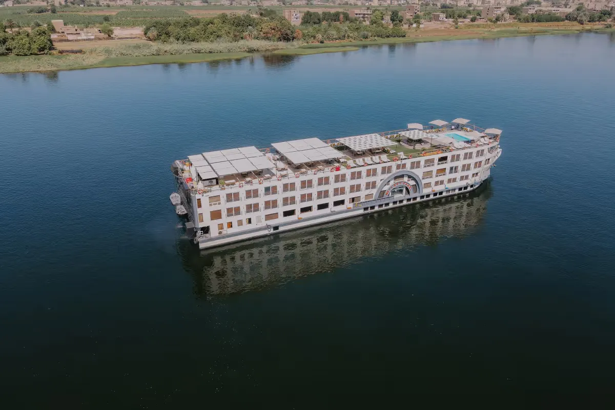 Exterior view of the Lady Carol Nile Cruise Nile cruise ship